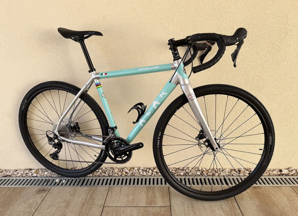 ALAN scandium aluvázas gravel kerékpár új