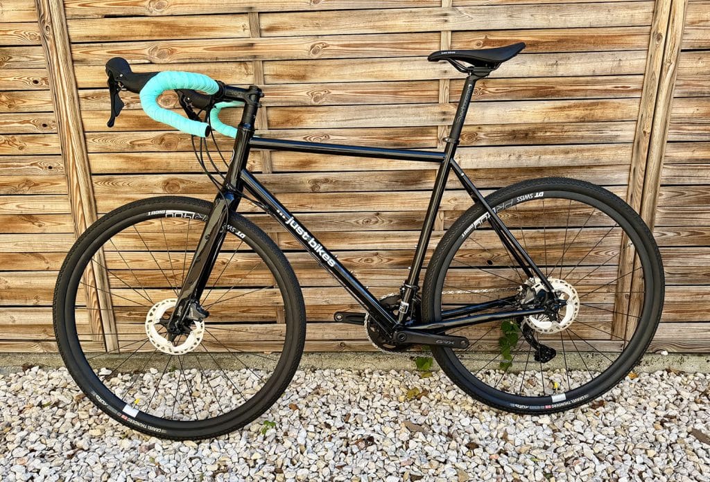 acélvázas gravel kerékpár, egyedi, SB steelbikes