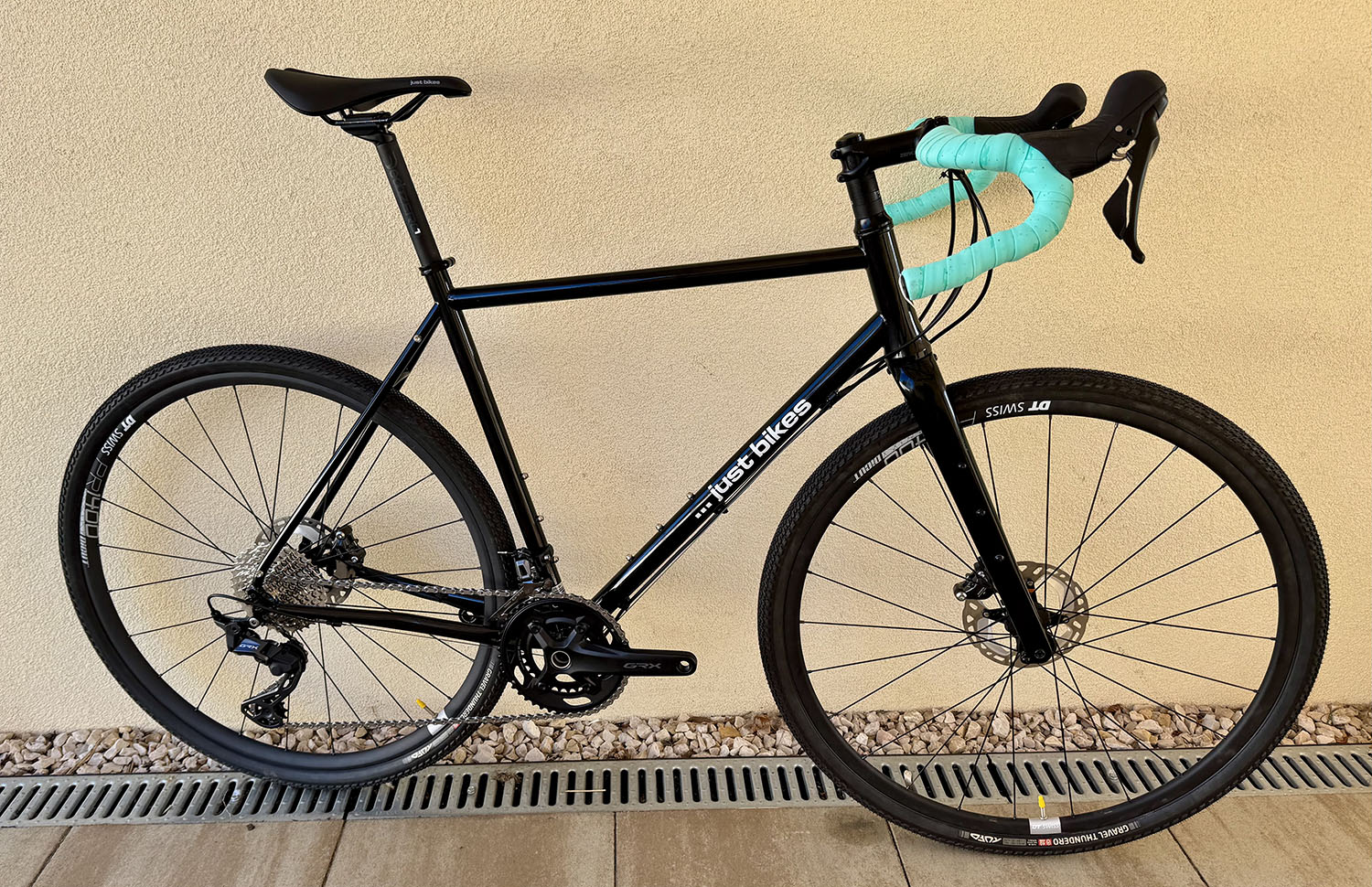 acélvázas gravel kerékpár, egyedi, SB steelbikes