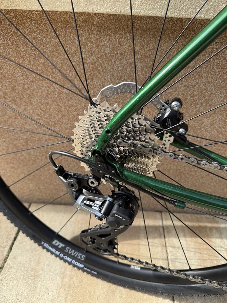 acélvázas gravel kerékpár SB6 váltó
