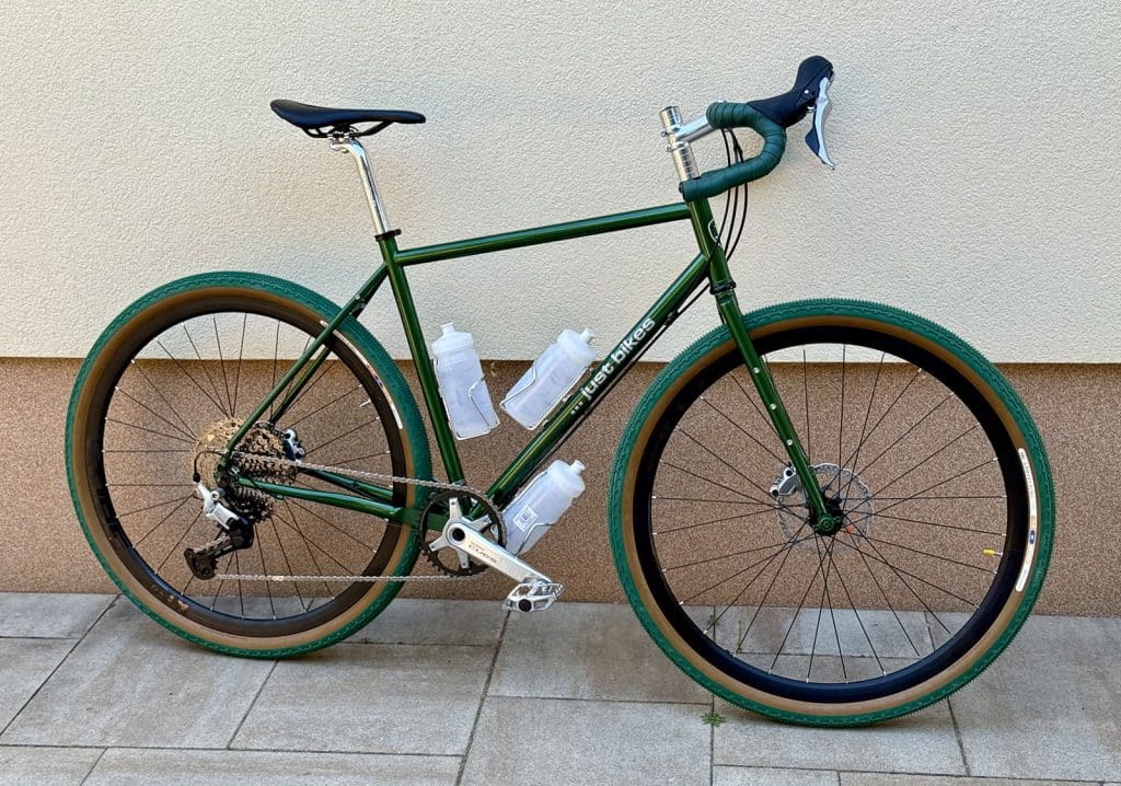 SB6 classic acél gravel bikepacking